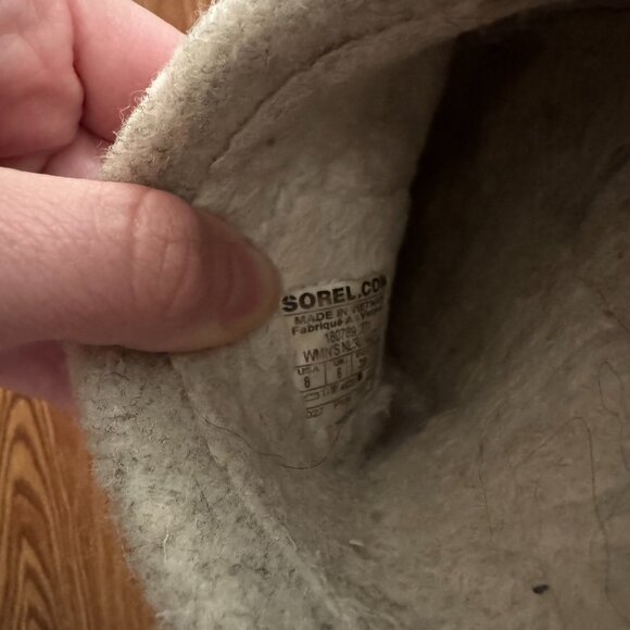 SOREL Nakiska Scuff Slipper in Ancient Fossil Gum - Picture 5 of 6